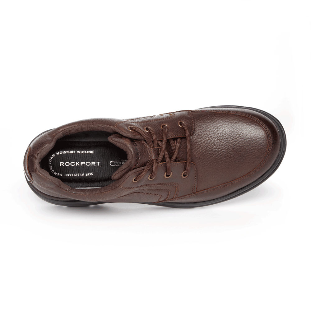 Rockport Joggesko Herre Mørke Brune - Prowalker Eureka Plus Mudguard - RHJC50618